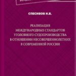 Реализация международных стандартов уголовного судопроизводства в отношении несовершеннолетних в современной России